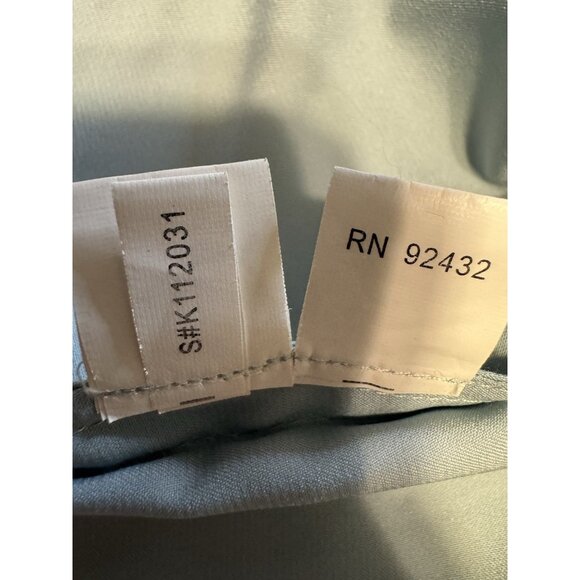 Kay Unger Formal Dress 14 Blue Silver Sequin Long Wedding Party Cruise Holiday - Picture 12 of 16